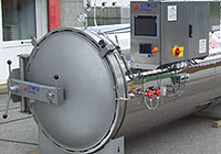 Shower type autoclaves